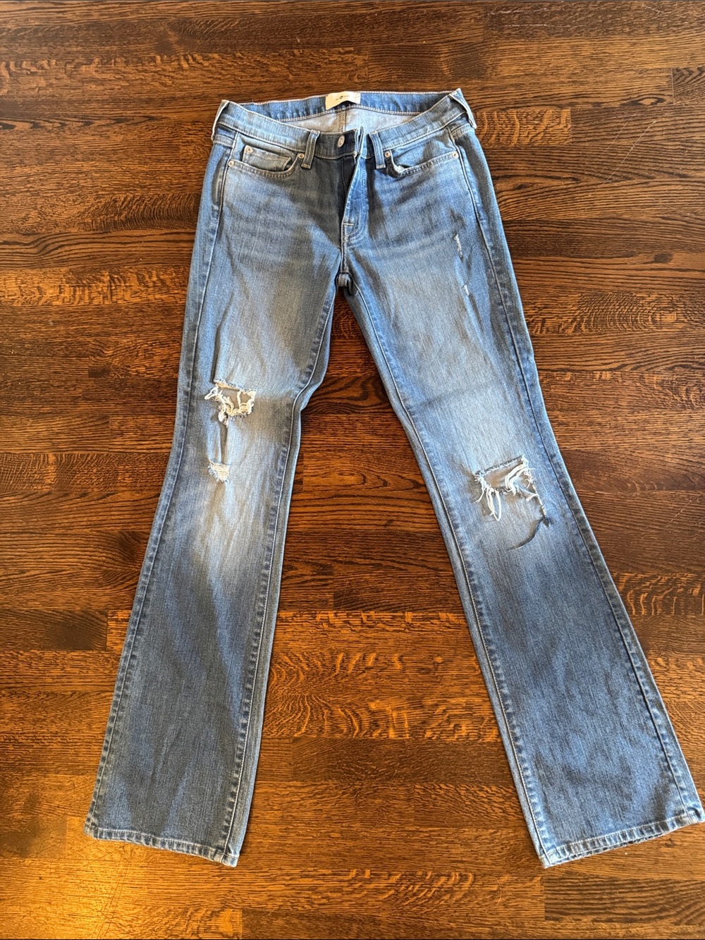 7 For All Mankind Women’s Light Blue Bootcut Jeans